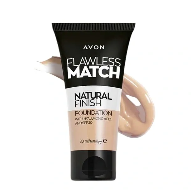 Avon Flawless Match Natural Finish Foundation, Avon Makeup